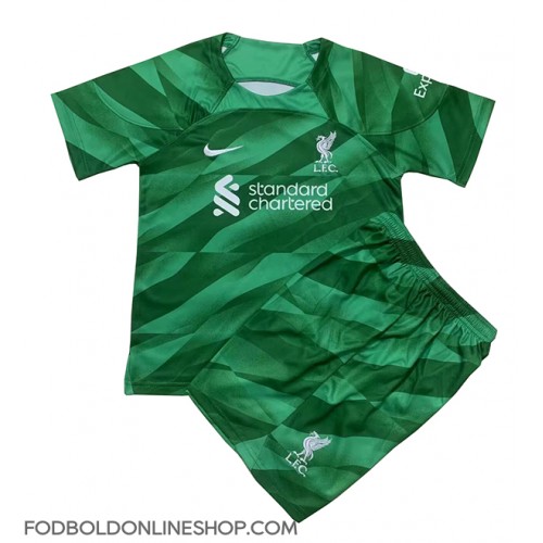 Liverpool Målmand Tredje trøje Børn 2023-24 Kortærmet (+ Korte bukser)